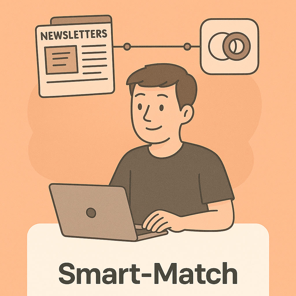 smart matches with newsletters