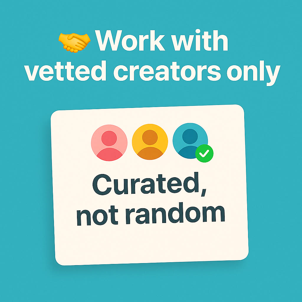 Handpicked Creators